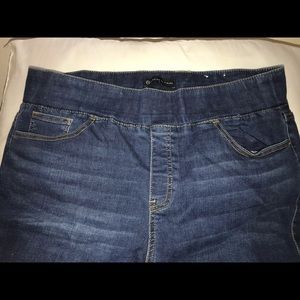 High waisted skinny jeans